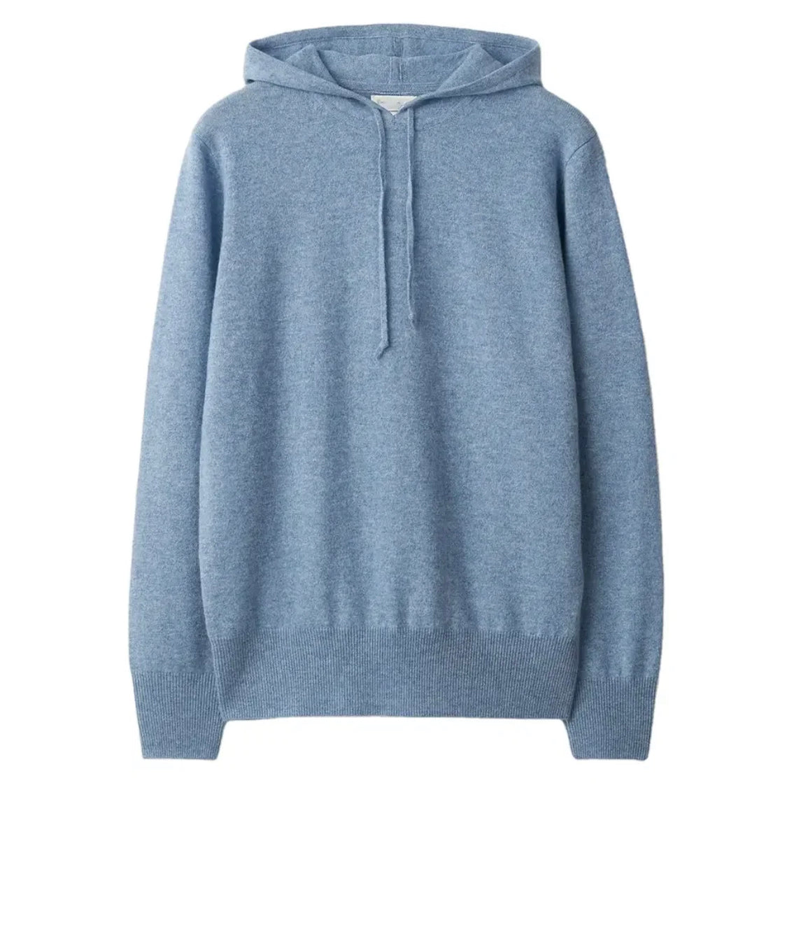 Blue Cashmere Hoodie