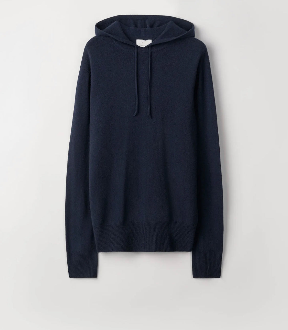 Navy Cashmere Hoodie